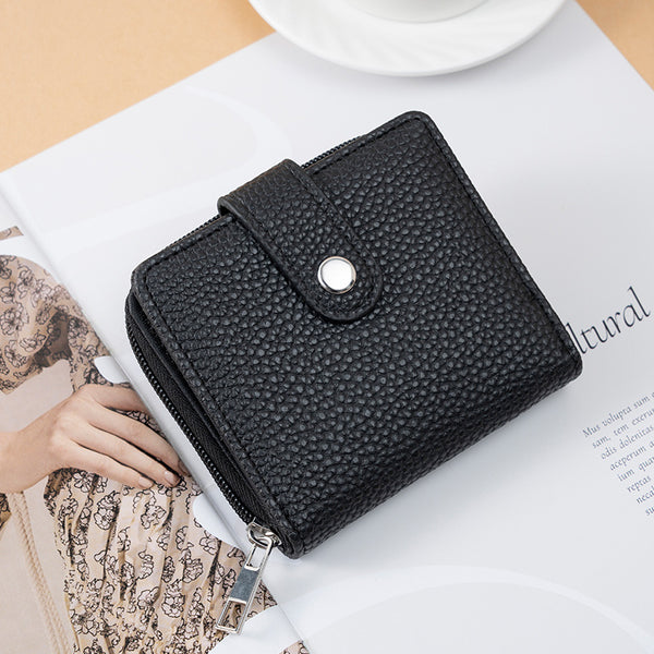 Lychee Pattern Women's Wallet Fashion Multi-card-slot